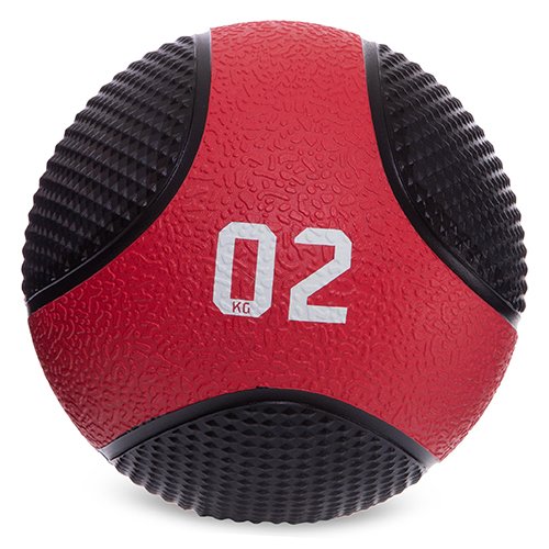 

Мяч медицинский медбол Medicine Ball FI-2824 FDSO 2кг Черный (56508027)