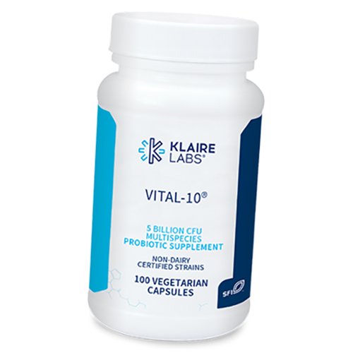 

Пробиотическая формула широкого действия, Vital-10, Klaire Labs 100вегкапс (69517005)