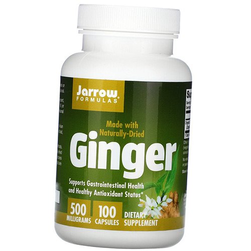 

Органический концентрат корня имбиря, Ginger 500, Jarrow Formulas 100капс (71345019)