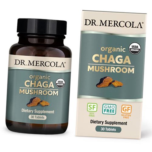 

Органический Гриб Чага, Organic Chaga Mushroom, Dr. Mercola 30таб (71387011)