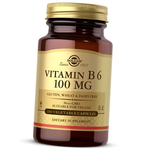 

Витамин B6 (Пиридоксин), Vitamin B6 100 Caps, Solgar 100вегкапс (36313217)