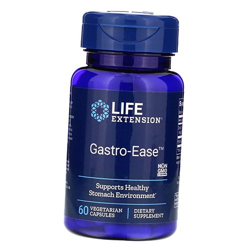 

Комплекс для пищеварения, Gastro-Ease, Life Extension 60вегкапс (69346002)