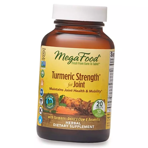 

Экстракт куркумы для суставов, Turmeric Strengt For Joint, Mega Food 20таб (71343010)