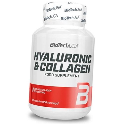

Гиалуроновая кислота и Коллаген, Hyaluronic and Collagen, BioTech (USA) 100капс (68084001)