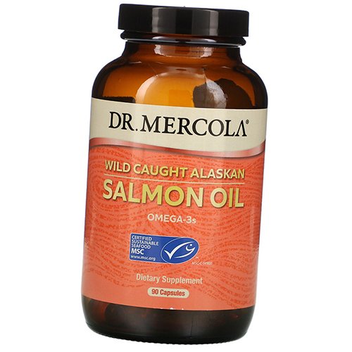 

Масло дикого аляскинского лосося, Salmon Oil, Dr. Mercola 90капс (67387004)