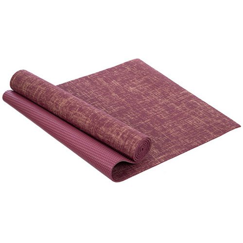 

Коврик для йоги Джутовый (Yoga mat) FI-2441 FDSO Бордовый (56508025)