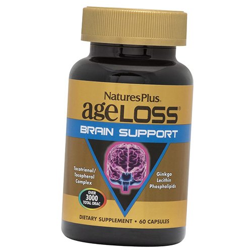 

Комплекс для поддержки мозга, AgeLoss Brain Support, Nature's Plus 60капс (72375016)