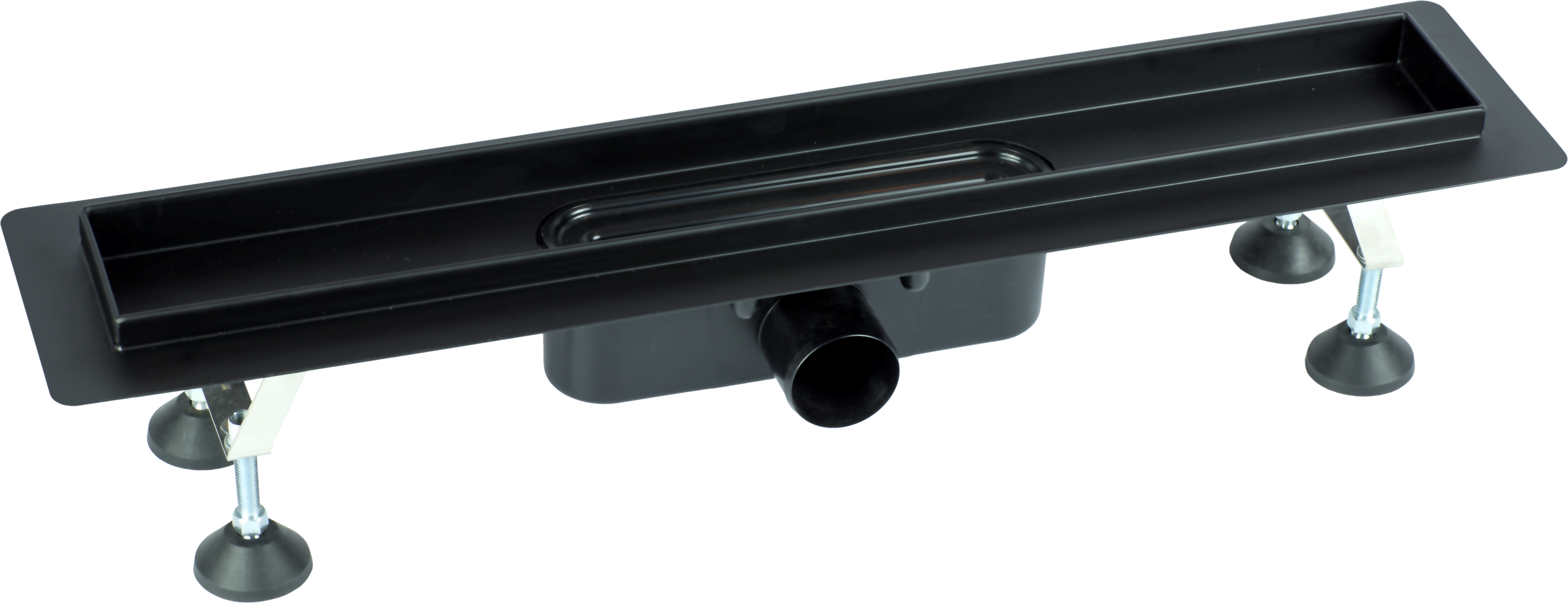 

Трап линейный CAPRICORN Aqua Ambient c сифоном 700 мм без решетки черный (9-2971-700-30-35-10)