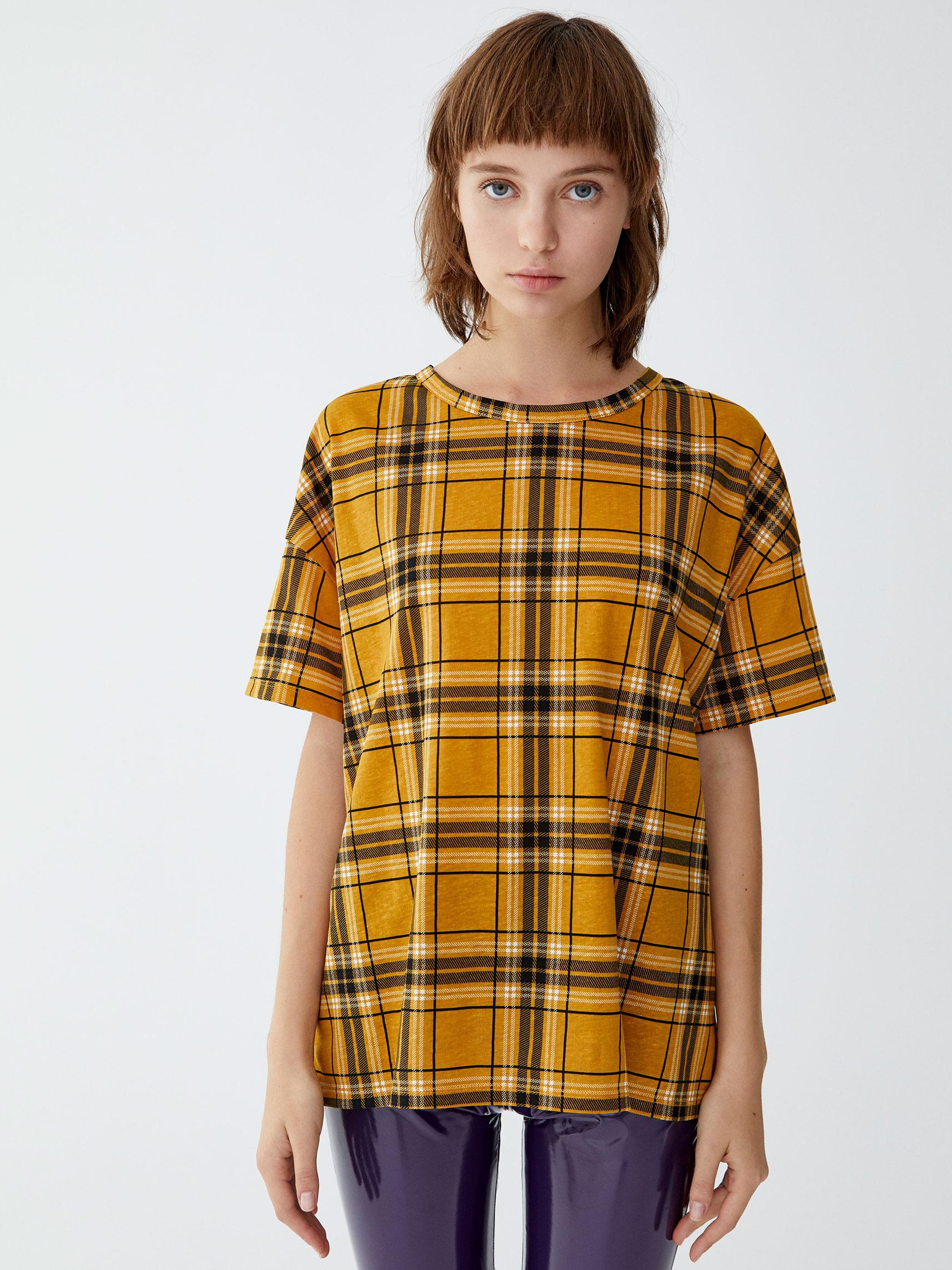 

Футболка Pull & Bear 9248309305-AAPY M Горчичная