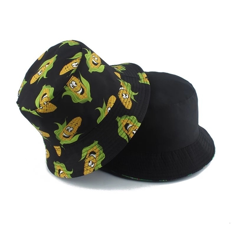 

Панама Двухсторонняя Кукуруза Черная, Унисекс