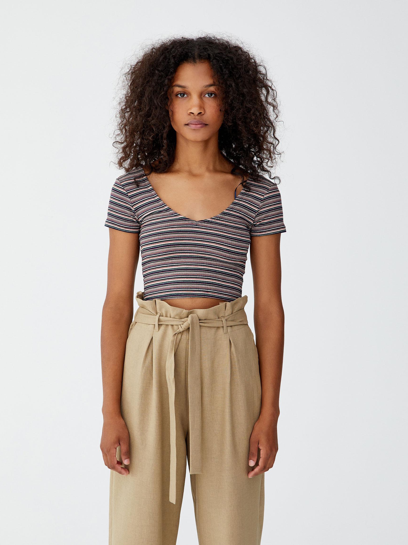 

Топ Pull & Bear 9241383951-AANL L Разноцветный