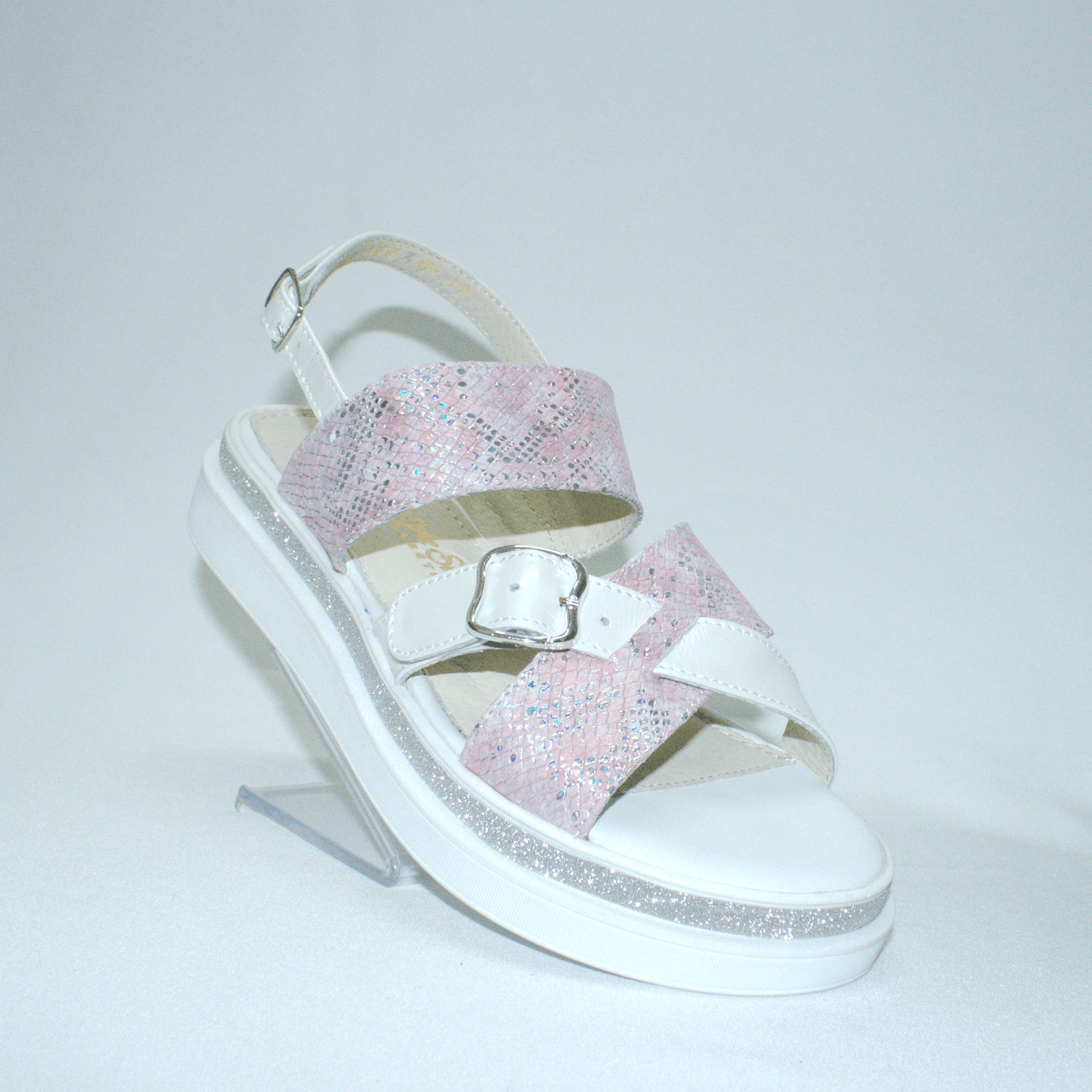 

Женские босоножки Style Shoes 1163 (36) 23 см Розовые