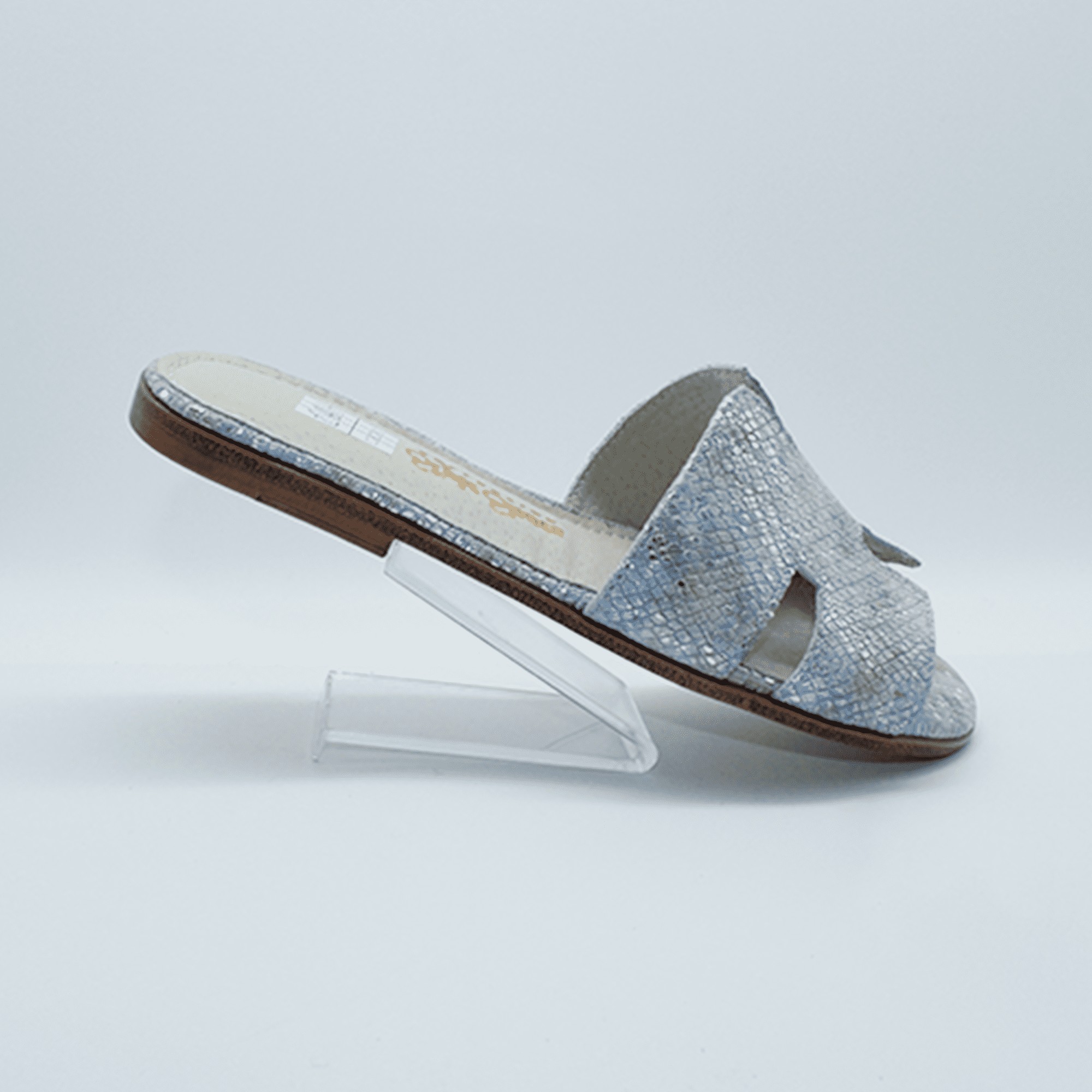 

Женские босоножки Style Shoes 1666 (38) 25 см Серебристый