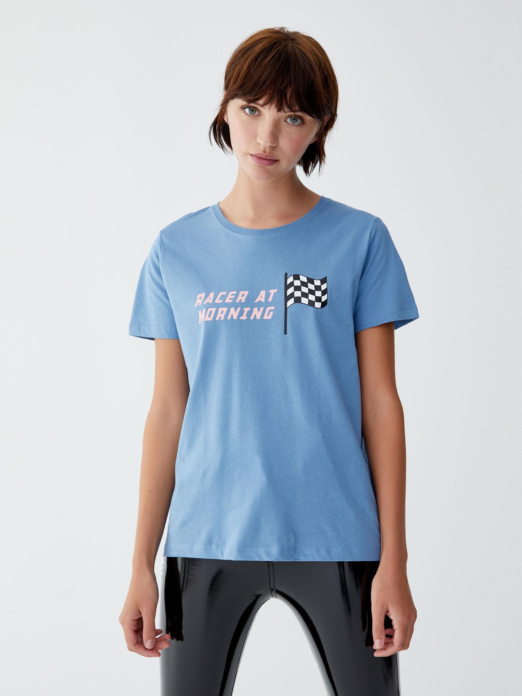 

Футболка Pull & Bear 9238305485-AAPR XS Синяя