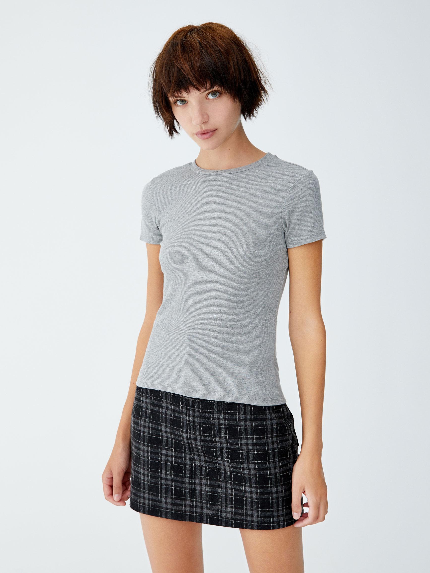 

Футболка Pull & Bear 9238304803-ABKU XL Серая