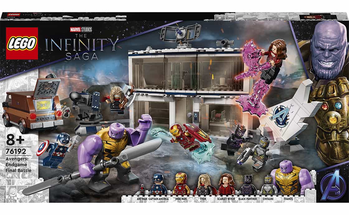 

Конструктор LEGO Marvel Месники: Завершення. Вирішальна битва 527 деталей (76192)