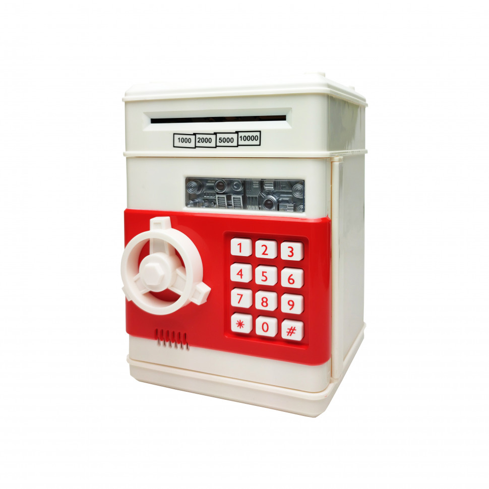 

Детская копилка-сейф с кодом Maxland MK 4524 с купюроприемником (Белый)