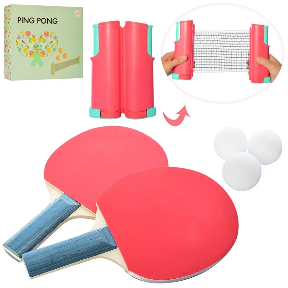 

Набор для настольного тенниса Metr+ MS 2245 красный