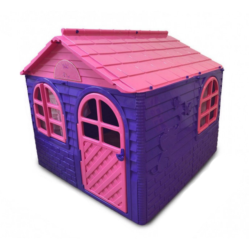 

Детский игровой домик со шторками Doloni Toys 02550/1 пластиковый