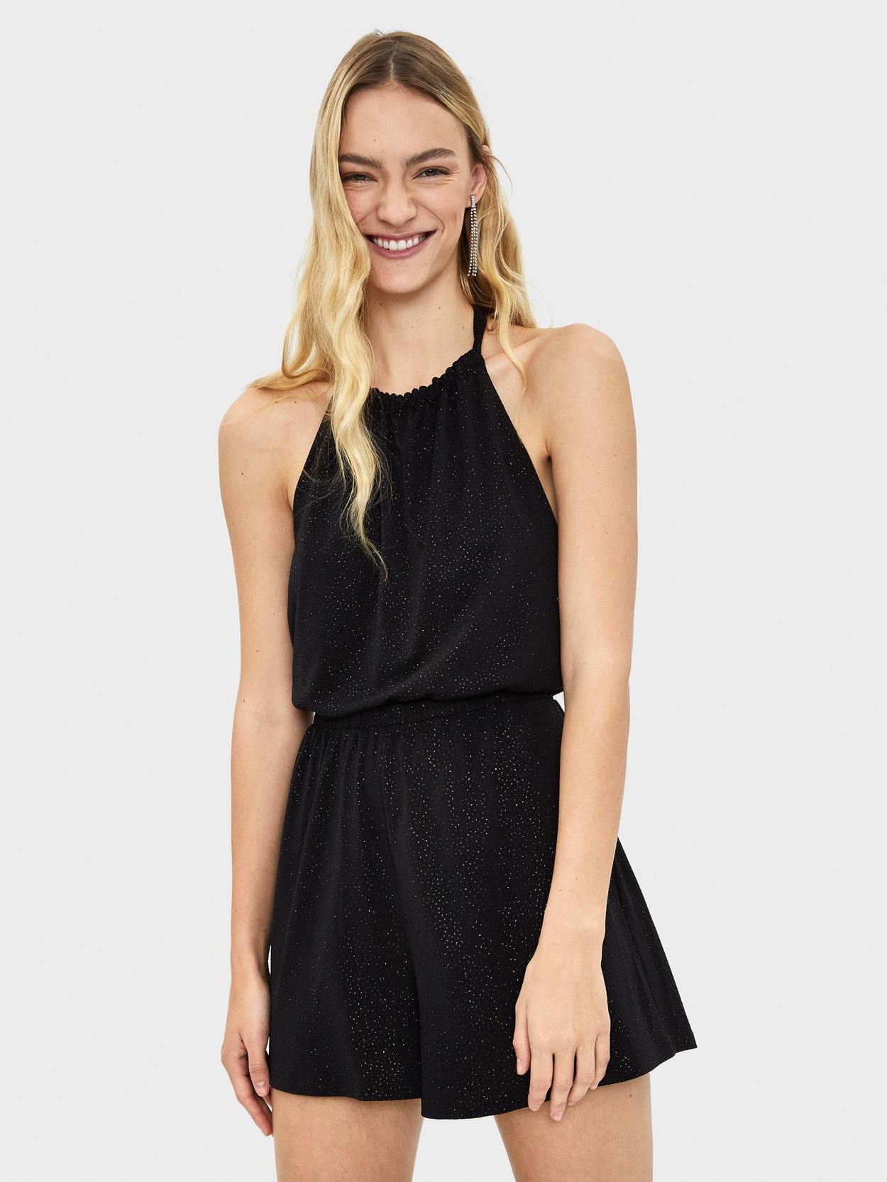 

Комбинезон Bershka 8301810800-ABFJ L Черный с серебристым