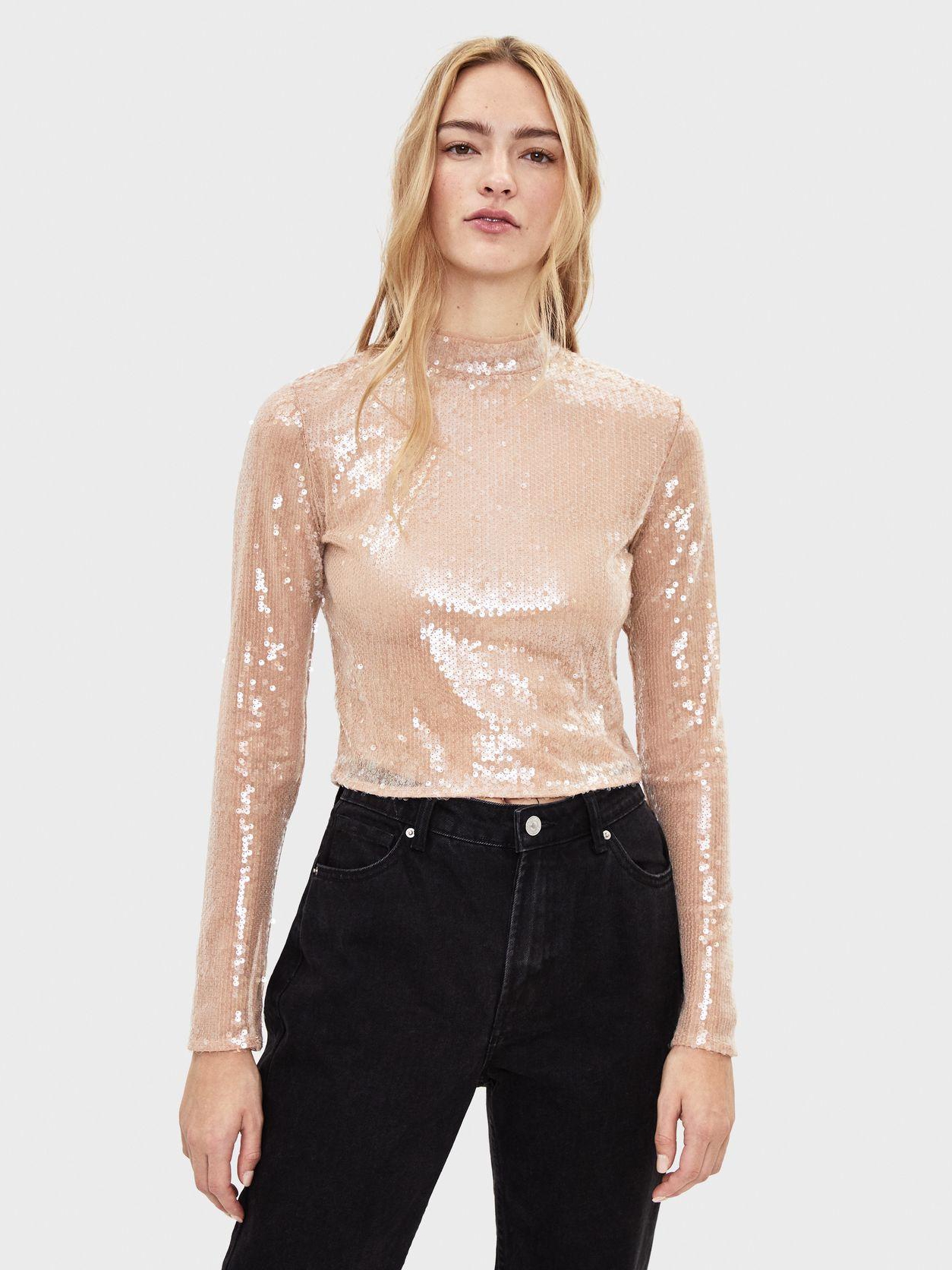 

Гольф Bershka 7395381613-ACTQ M Бежевый