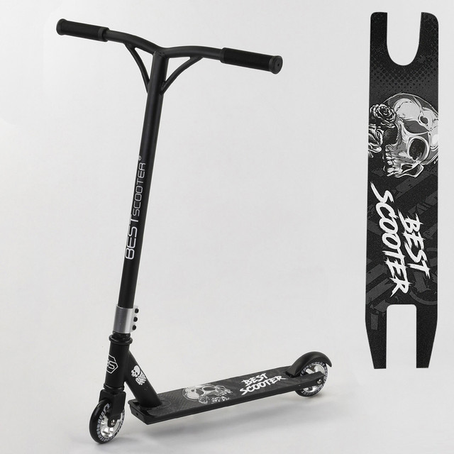 

Самокат трюковый Best Scooter 30903 (4) с прочной рамой, колеса PU, d10 см, в коробке