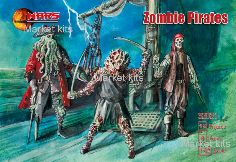 

Зомби пираты 1:32 Mars Figures (MS32021)
