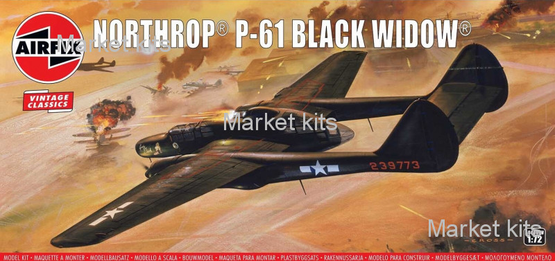 

Американский ночной истребитель Northrop P-61 Black Widow 1:72 Airfix (AIR04006V)