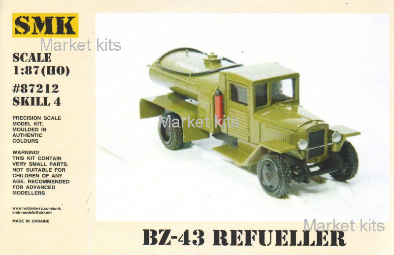 

Заправщик БЗ-43 1:87 SMK (SMK87212)