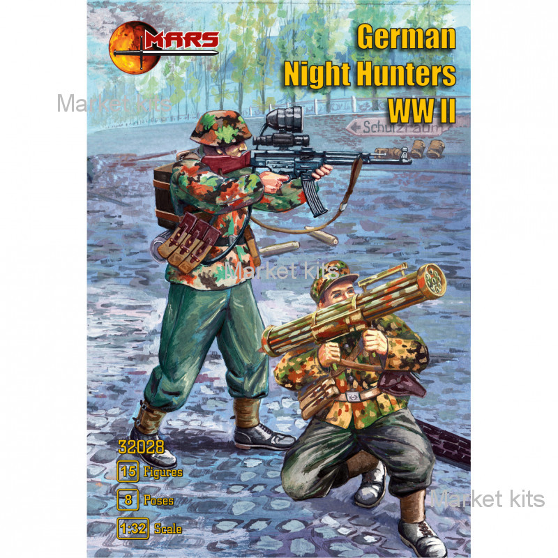 

Немецкие ночные охотники, Вторая мировая война 1:32 Mars Figures (MS32028)