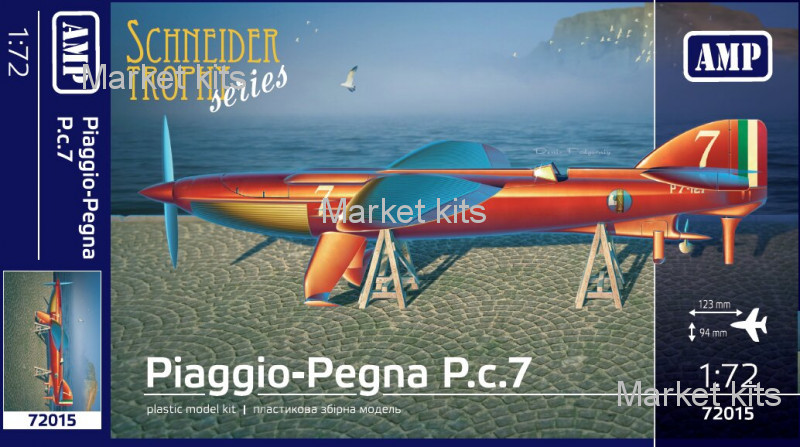 

Гидросамолет Piaggio-Pegna P.c.7 1:72 AMP (AMP72015)