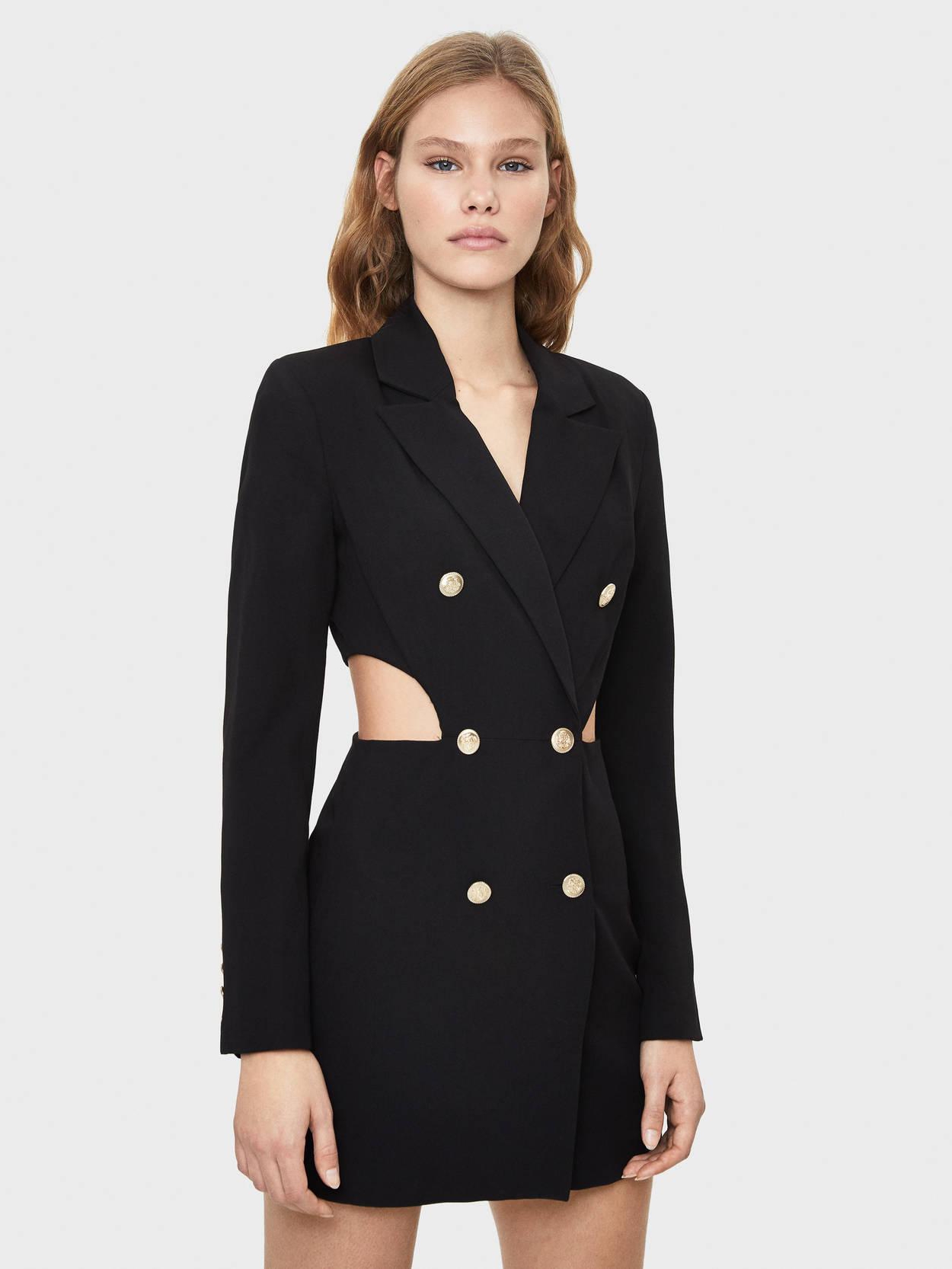 

Пиджак Bershka 6122085800-AAAD M Черный