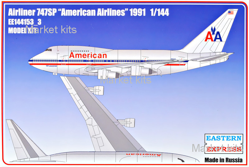 

Пассажирский самолет Airliner 747SP "American Airlines" 1:144 Eastern Express (EE144153-03)