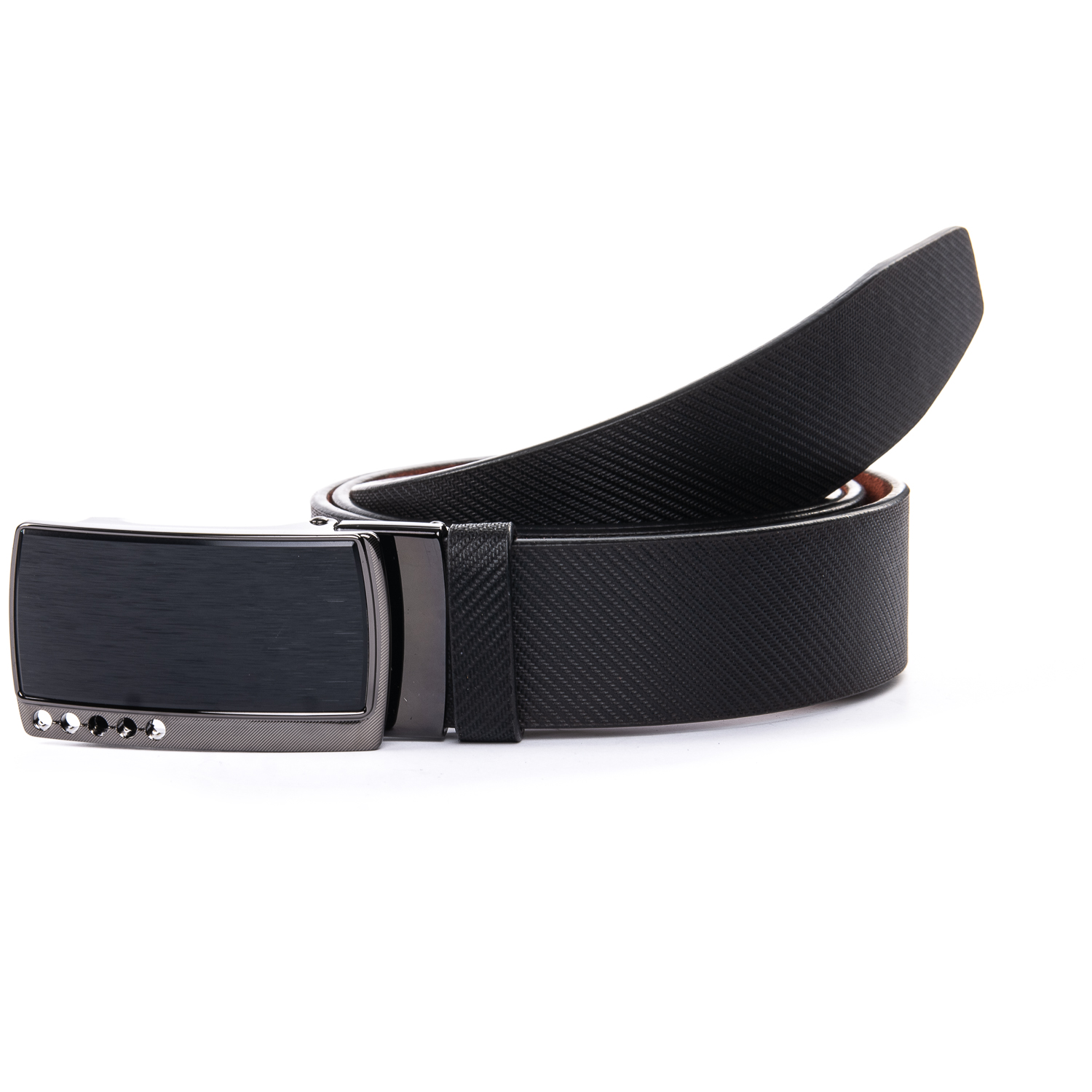 

Мужской кожаный ремень D36-6792 черный