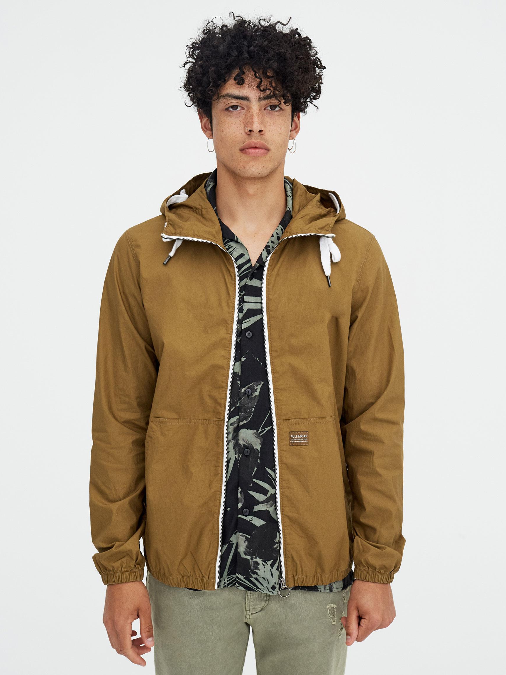 

Ветровка Pull & Bear 5711535515-ACYC S Хаки