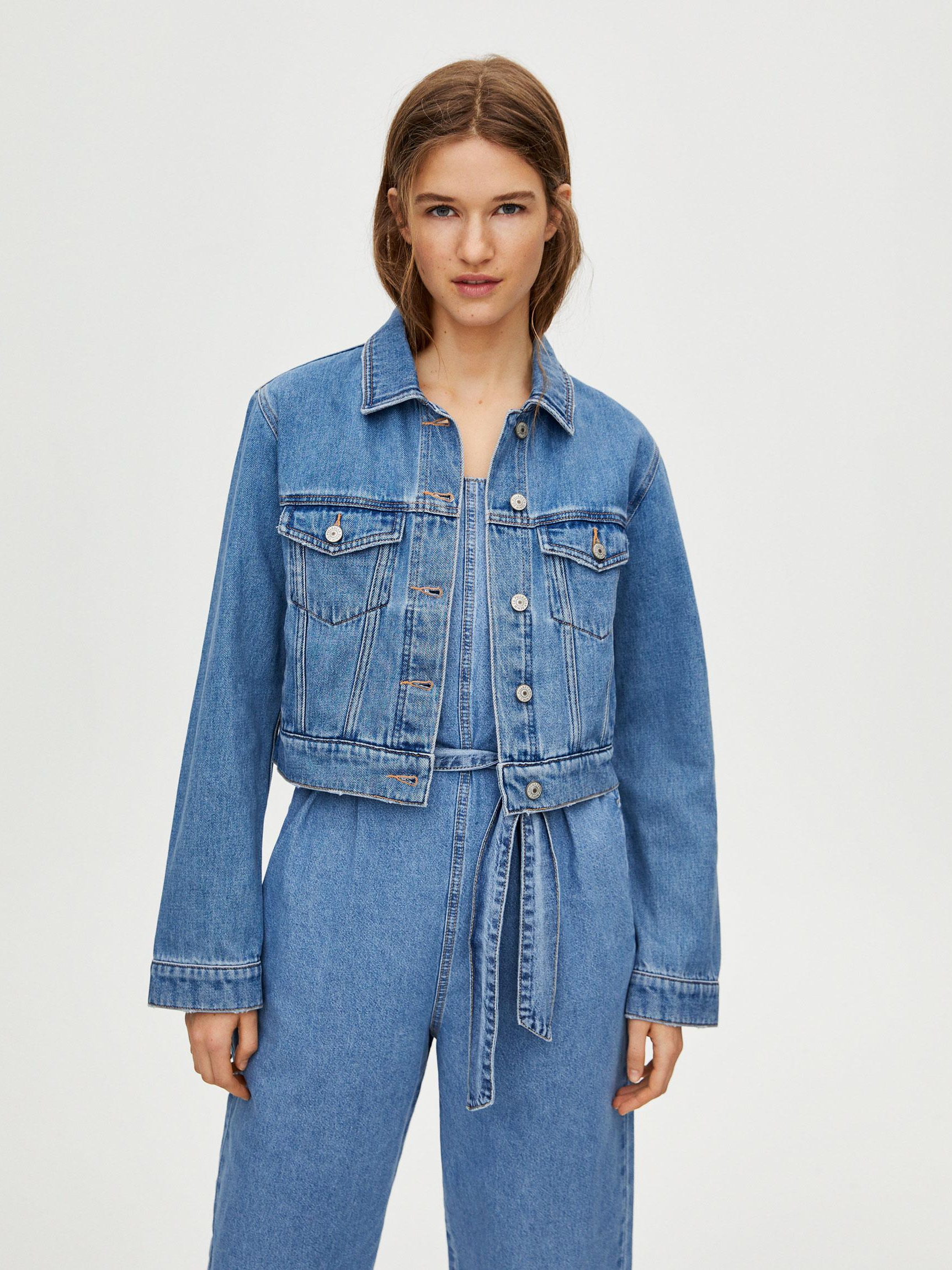 

Джинсовая куртка Pull & Bear 5710337427-ACUT S Джинсовая