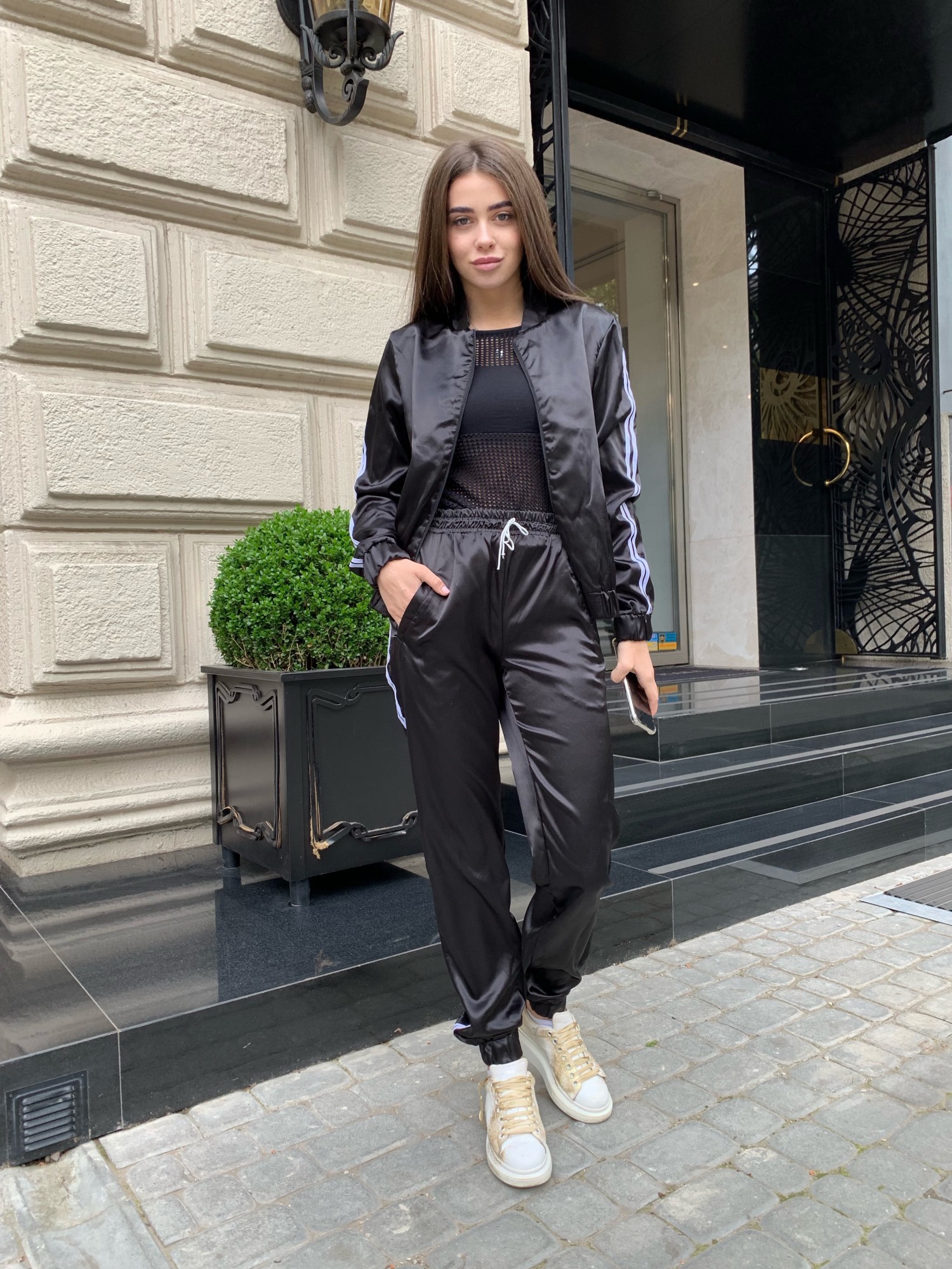 

Спортивный костюм K&ML XS - S ( 42 - 44 ) Черный ( 461 - 03 )