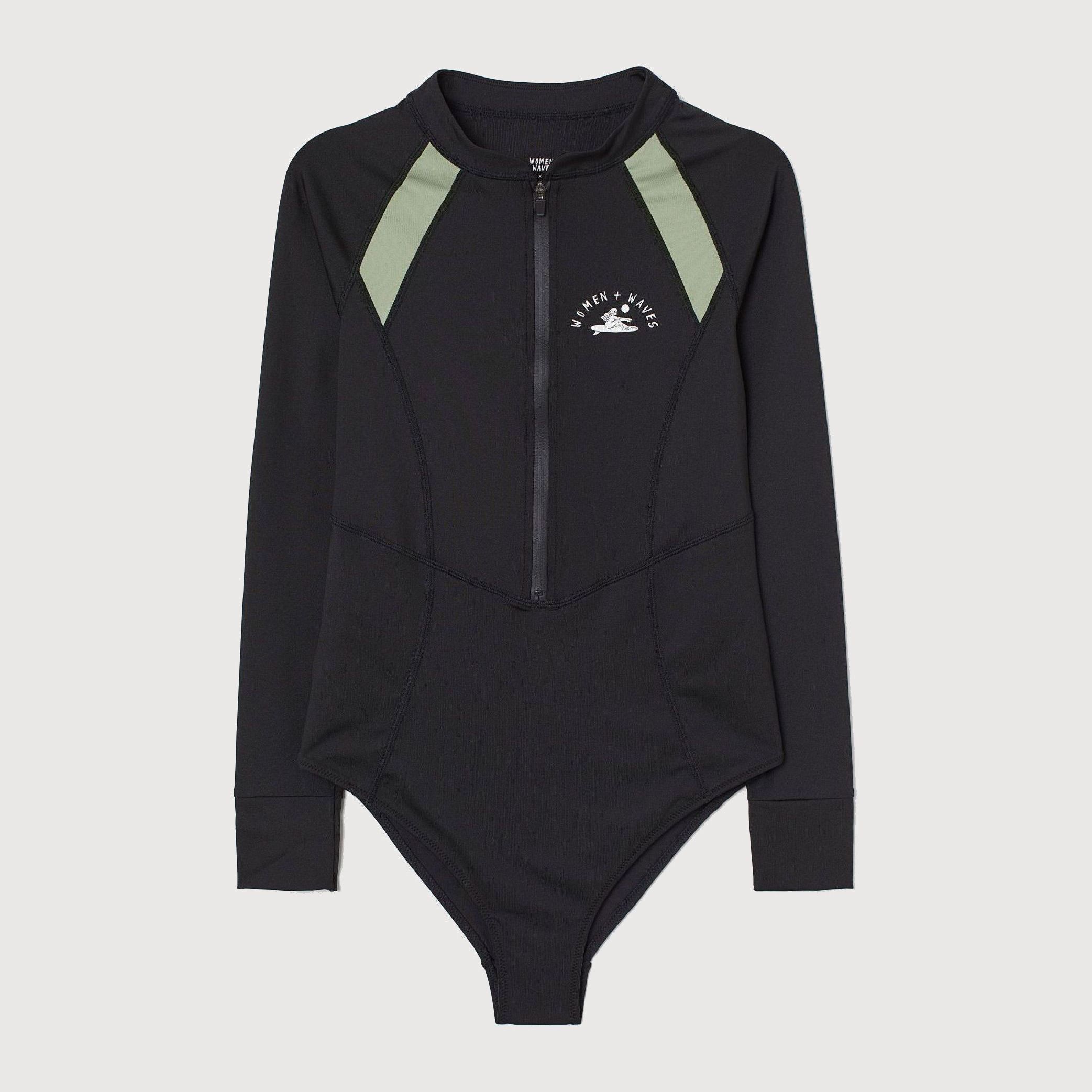 

Купальник слитный женский H&M 2005-8774852 L Черный