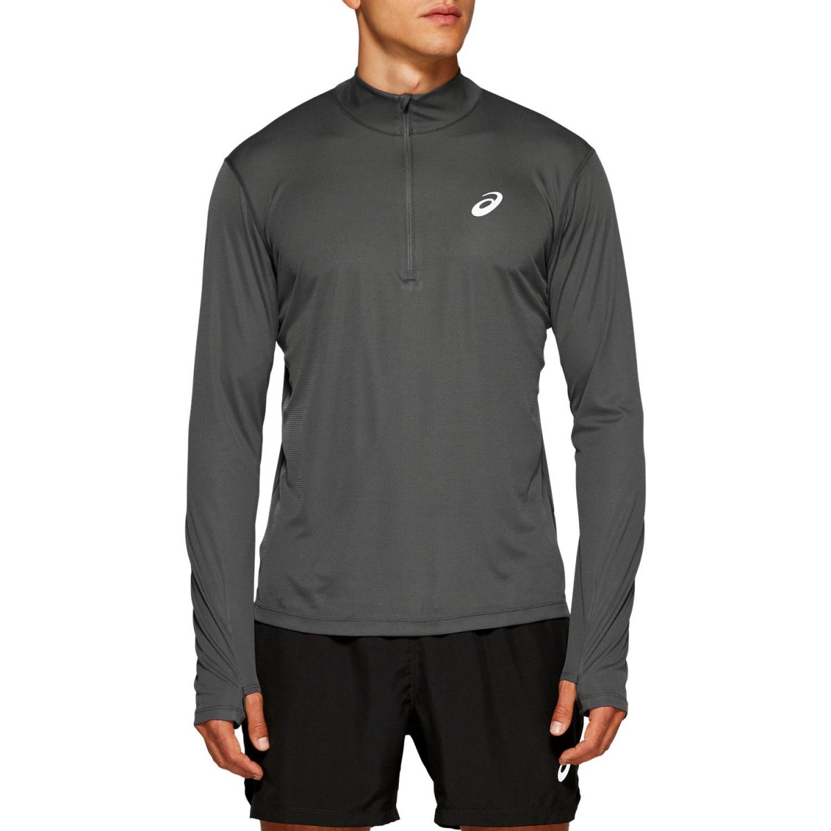 

Лонгслив Asics SILVER LS 1/2 ZIP TOP S серый c-2011A012-020