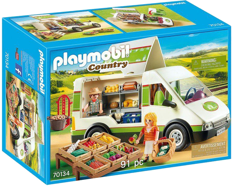 

Игровой набор Playmobil 70134 Передвижной фургон с продуктами (4008789701343)