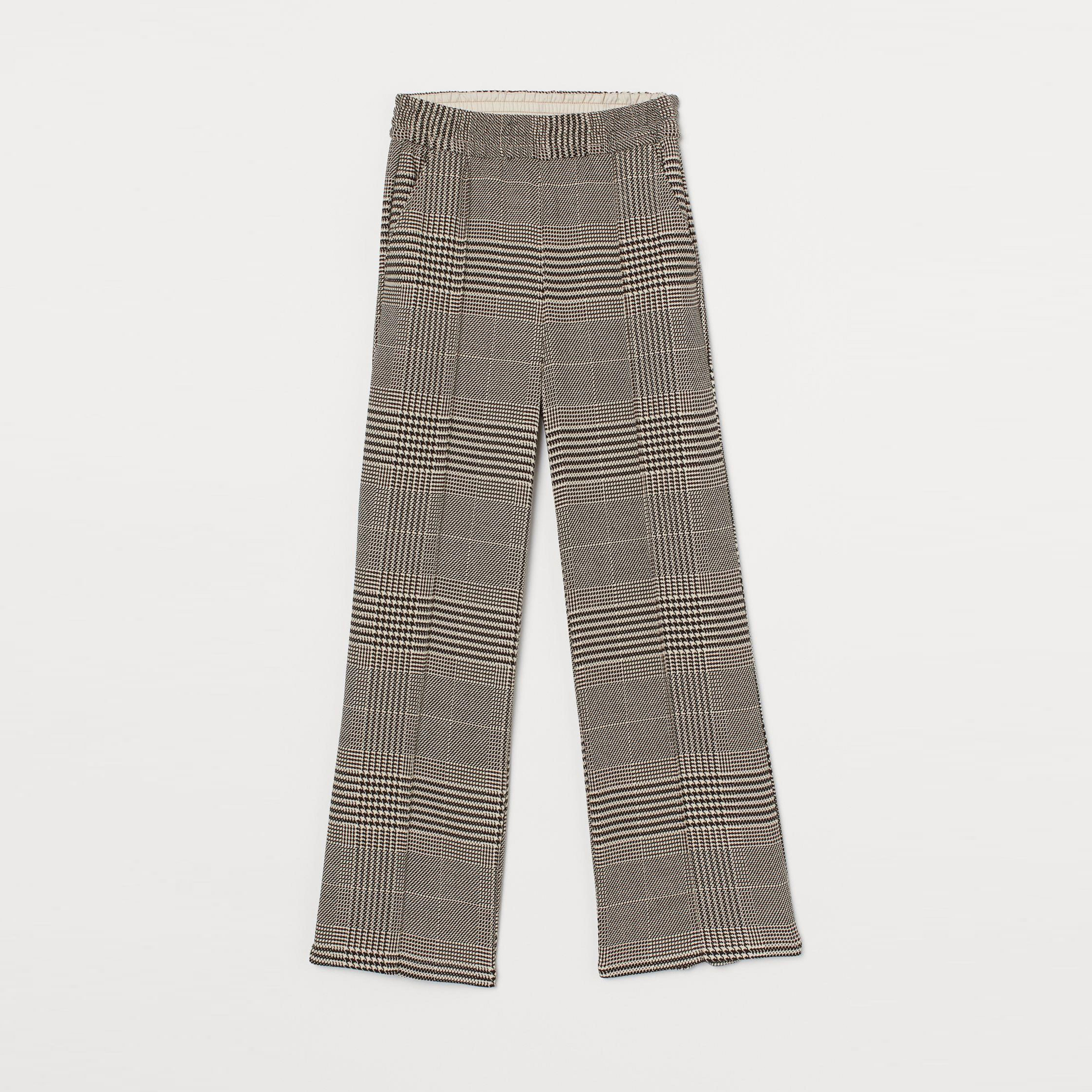 

Брюки H&M 8092300-AEIW 40 Бежевые с черным