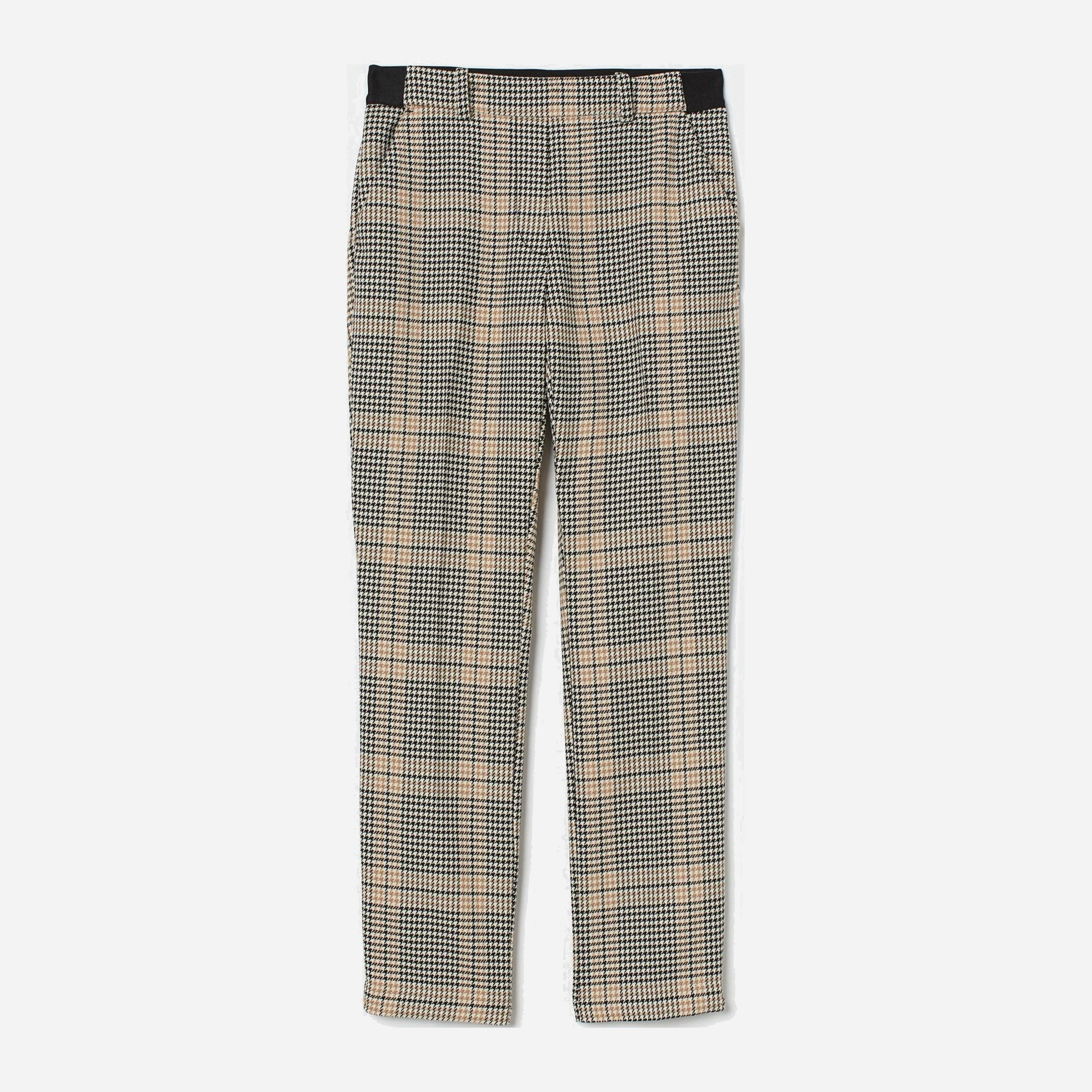 

Брюки H&M 752814-AAUE 48 Бежевые с черным
