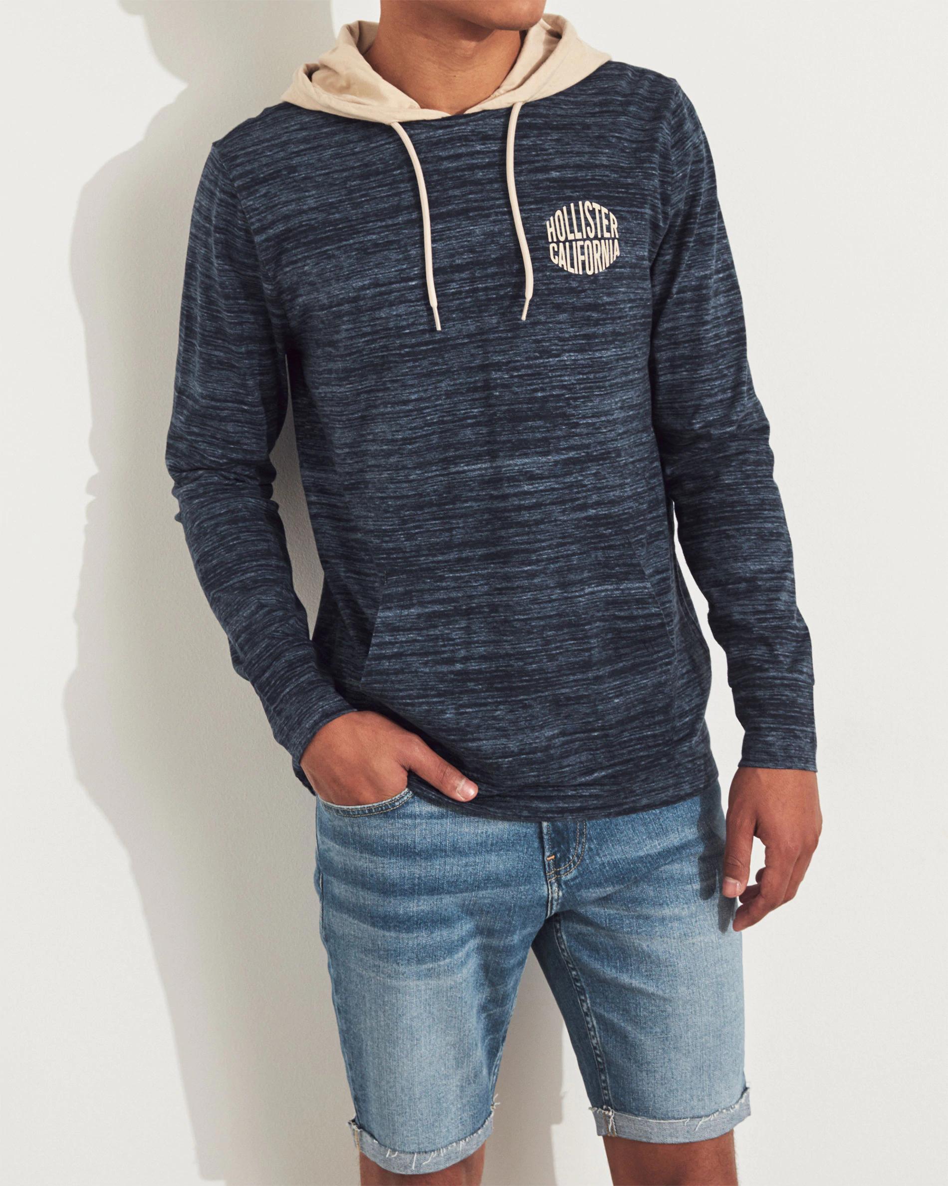 

Толстовка мужская - толстовка Hollister HC6368M S Синий