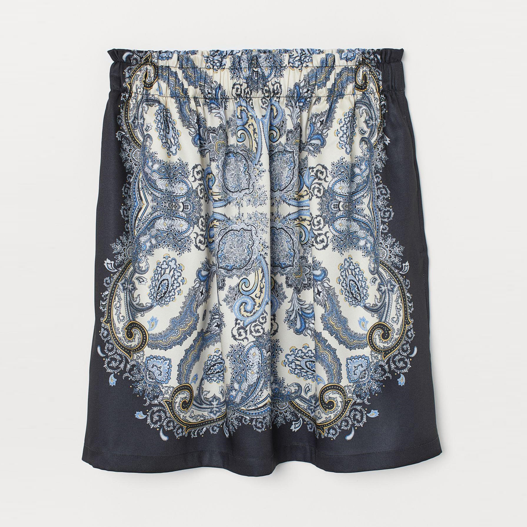 

Юбка H&M 7875599-ACRO M Белая с черным и разноцветным