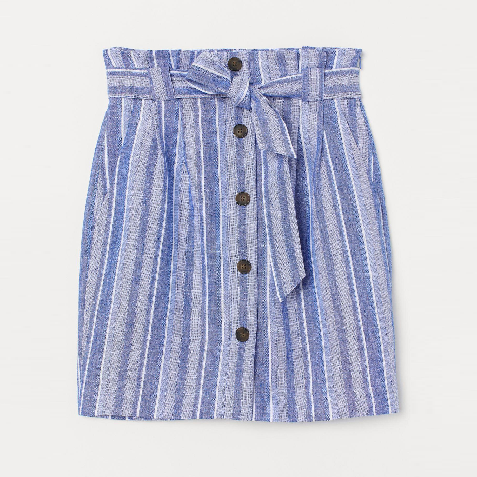 

Юбка H&M 7716030-ADGG 38 Синяя с белым