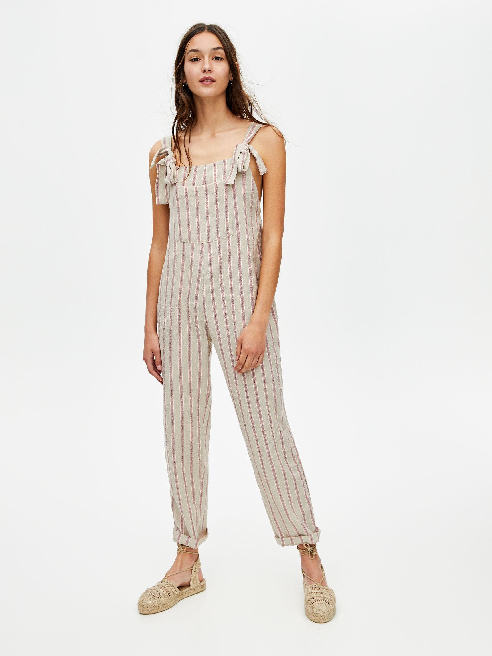 

Комбинезон Pull & Bear 5637308711-AAYB XS Бежевый с розовым