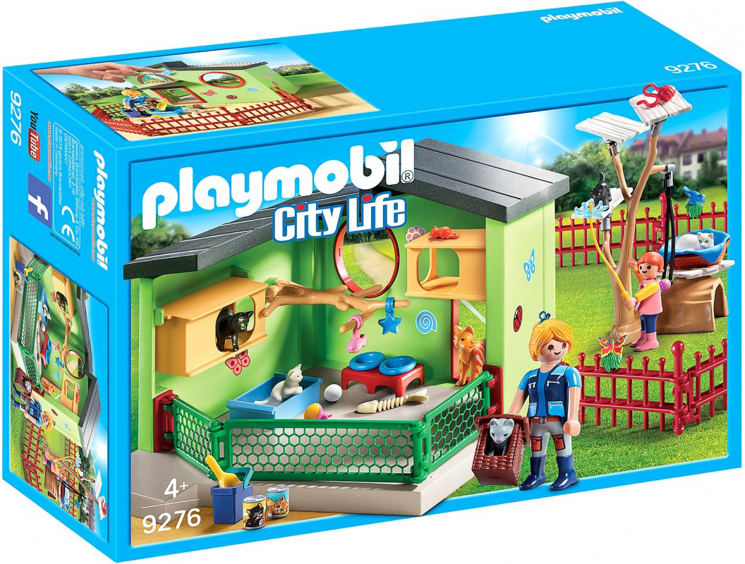 

Игровой набор Playmobil 9276 Кошачий приют (4008789092762)