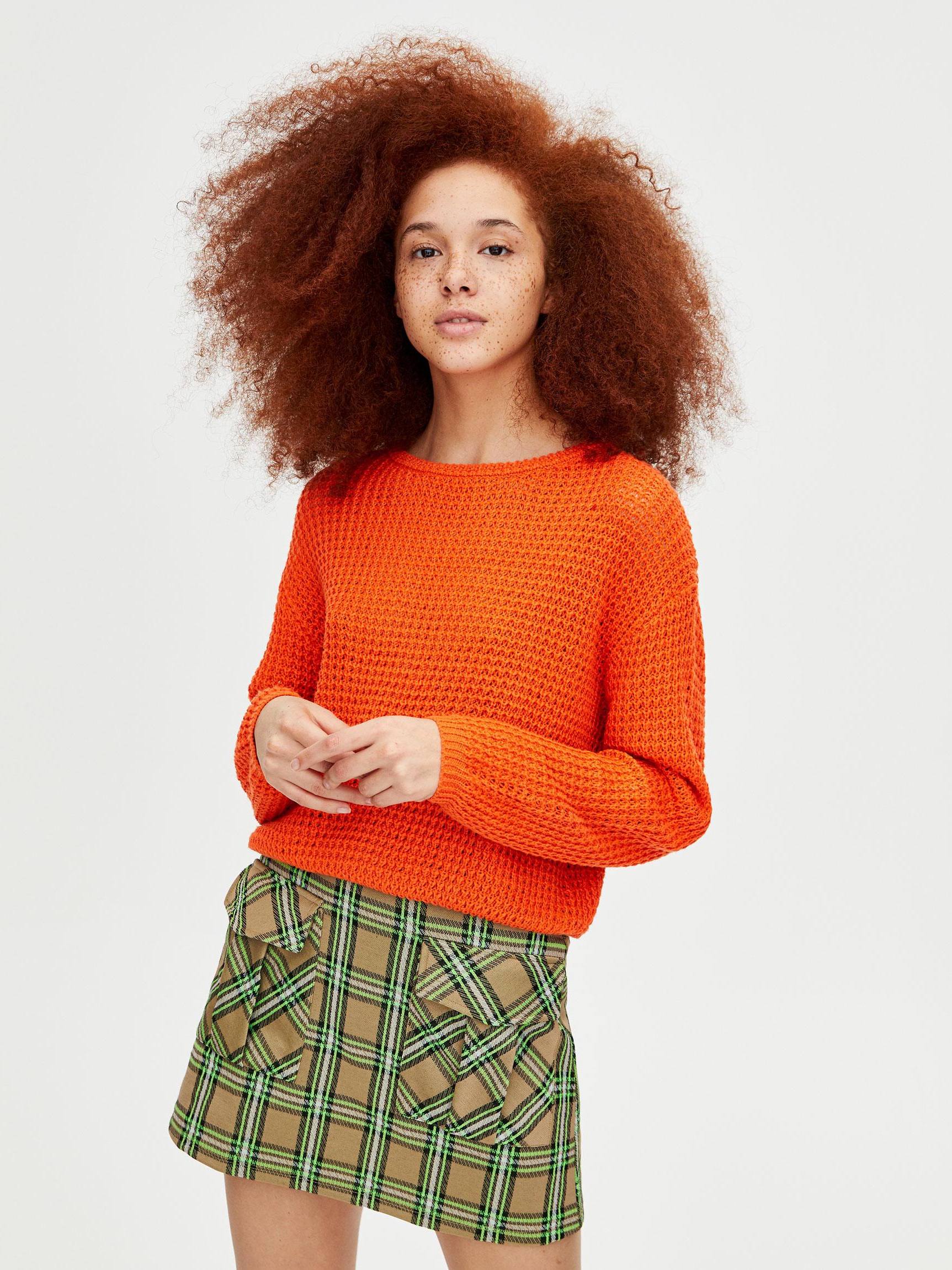 

Джемпер Pull & Bear 5558316615-ACVW S Оранжевый