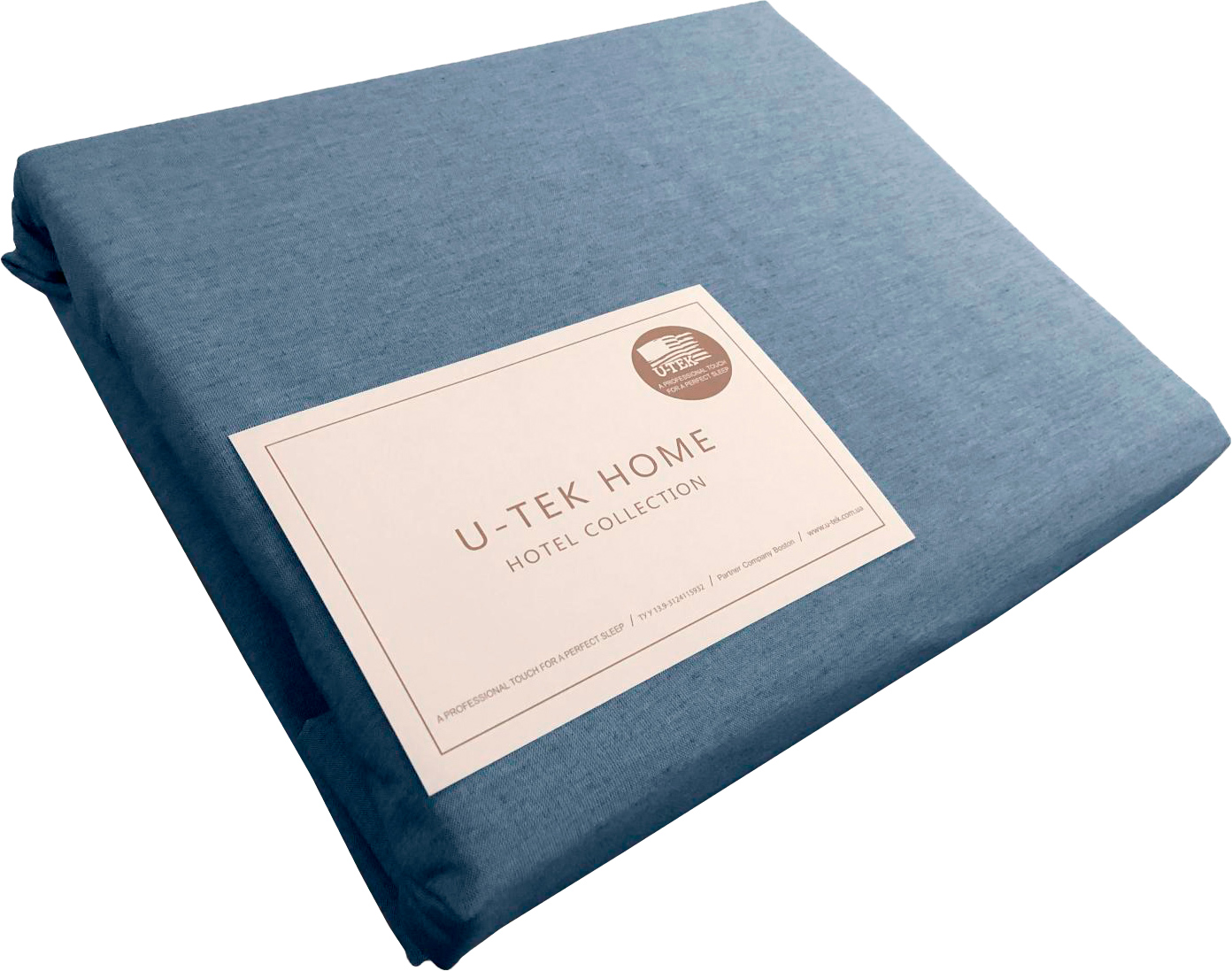 

Простынь U-tek Cotton Melange Blue 140х200