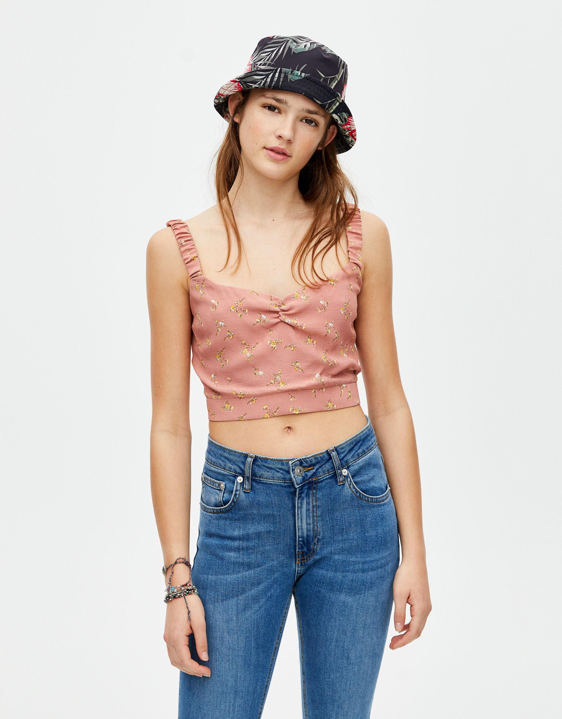 

Топ Pull & Bear 5470374626-AASC S Розовый